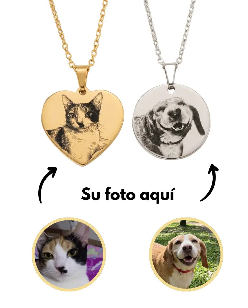 cadena con dije personalizado